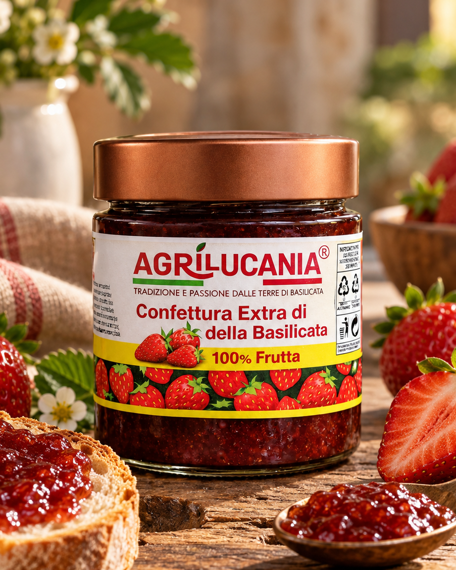 Confettura extra di fragole della Basilicata 200g