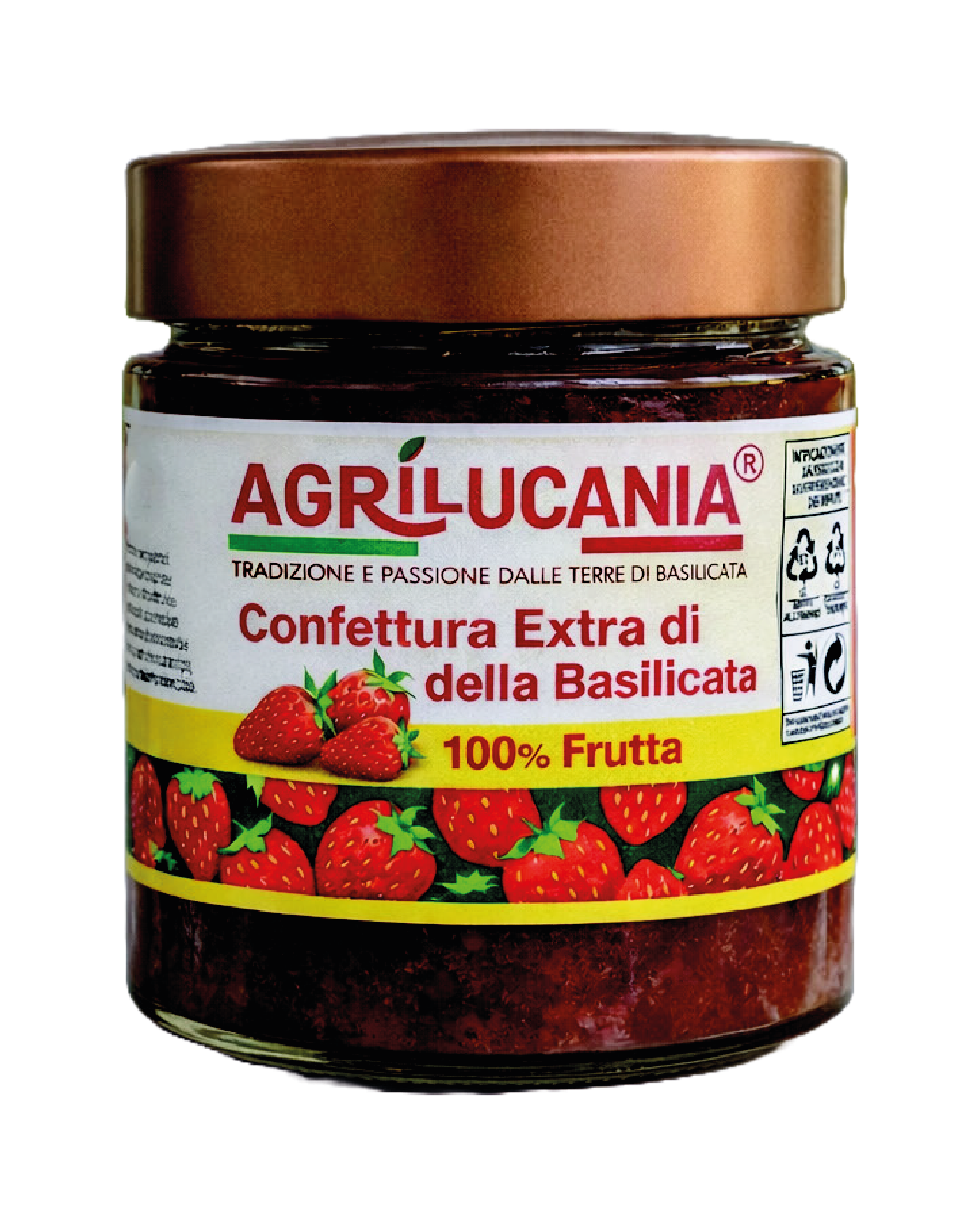 Confettura extra di fragole della Basilicata 200g